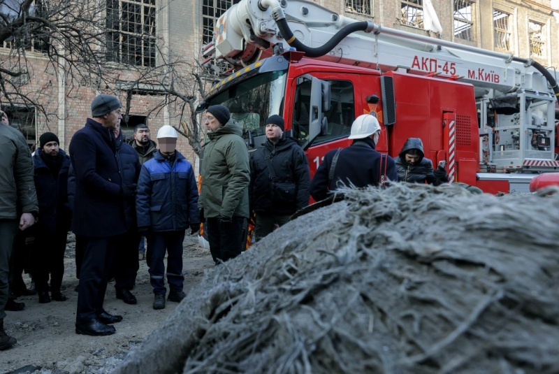 Kyiv power plant hit by Russian strike overnight – Photos emerge