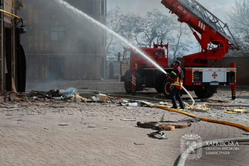 What complex in central Kharkiv looks like after Russian strike: Exclusive report
