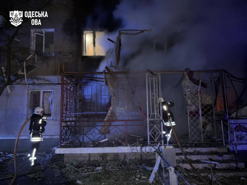 Russian drone attack hits southern Odesa region, several injured