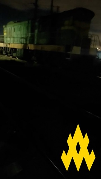 Ukraine's partisans torch Russian oil train engine in St. Petersburg