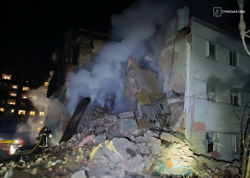 Russia strikes Sumy region overnight, damaging infrastructure, homes and vehicles