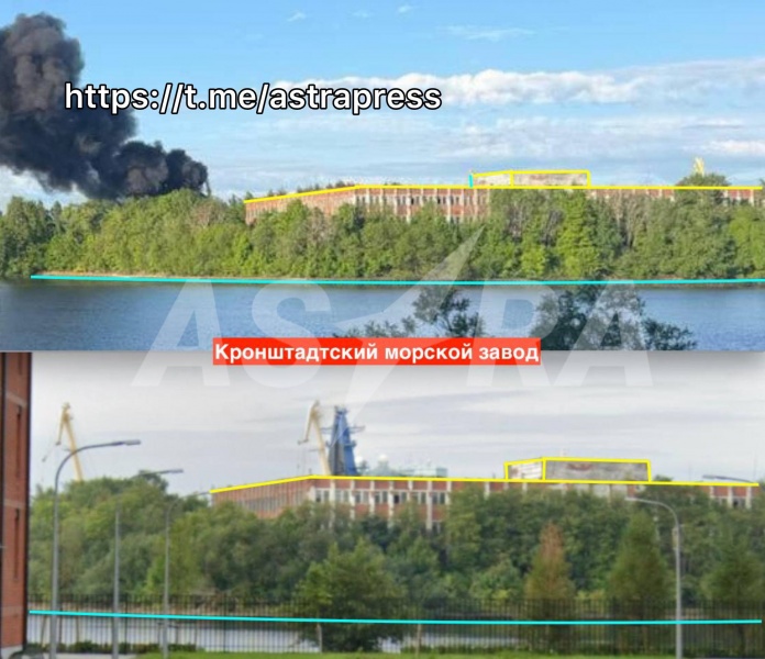 Ukraine strikes Russian naval vessels in key fortress city near St. Petersburg