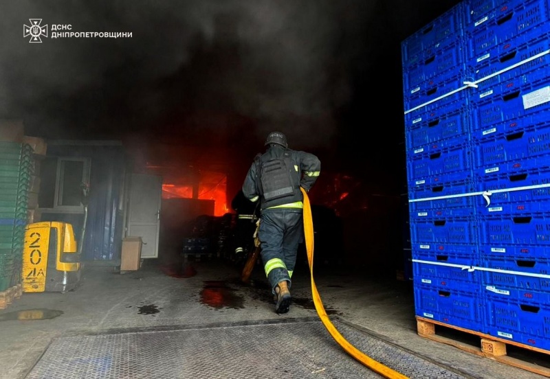 Food storage facility and logistics terminal hit in Russian attack on Dnipro on day of mourning