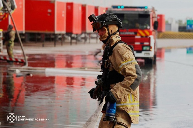 Food storage facility and logistics terminal hit in Russian attack on Dnipro on day of mourning