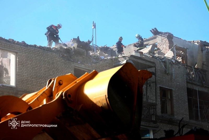 Food storage facility and logistics terminal hit in Russian attack on Dnipro on day of mourning