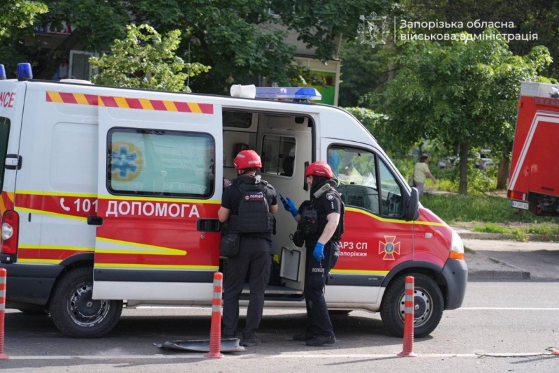 Drone strikes residential area in Zaporizhzhia, casualties reported