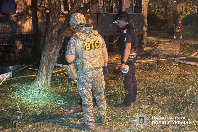 Russian jet-powered drone hits near residential high-rise in Sumy: Injuries reported