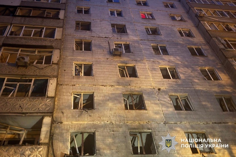 Russian jet-powered drone hits near residential high-rise in Sumy: Injuries reported