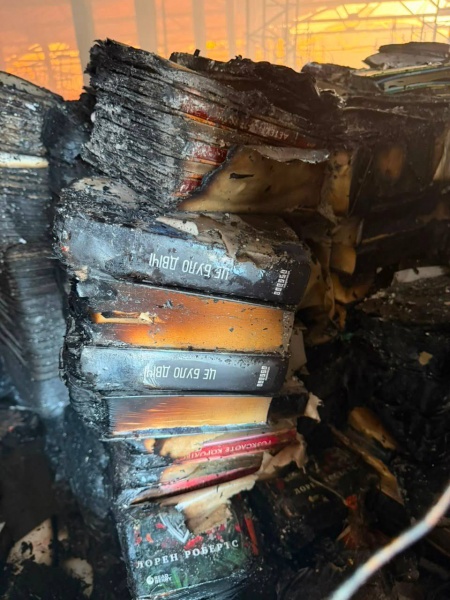 Russia hits Kharkiv publishing house depot twice, destroying millions of books