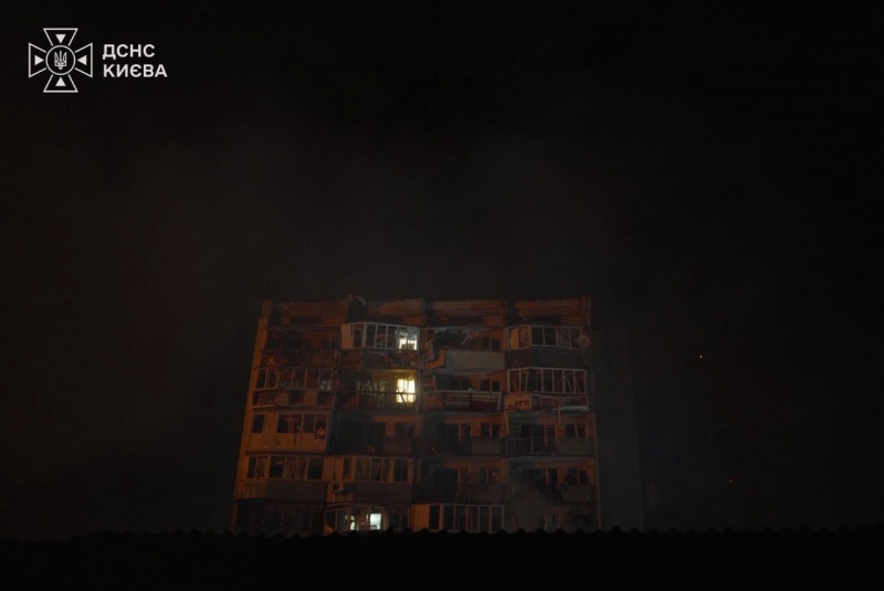 Russian attack damages Kyiv apartment building and children’s hospital