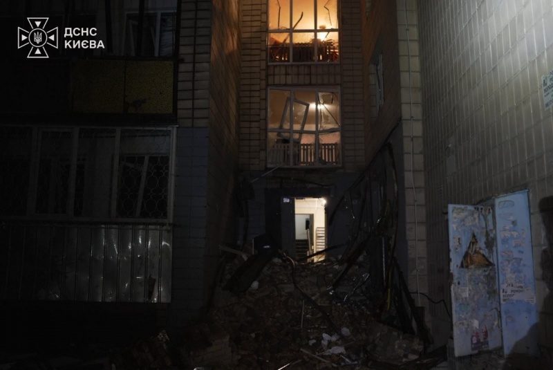 Russian attack damages Kyiv apartment building and children’s hospital