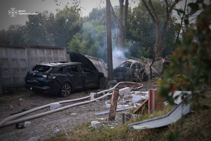 Russian drone attack on Chernihiv leaves 20 injured, two children among them