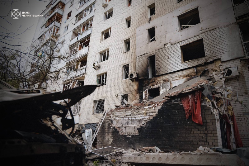 Russian drone attack on Chernihiv leaves 20 injured, two children among them