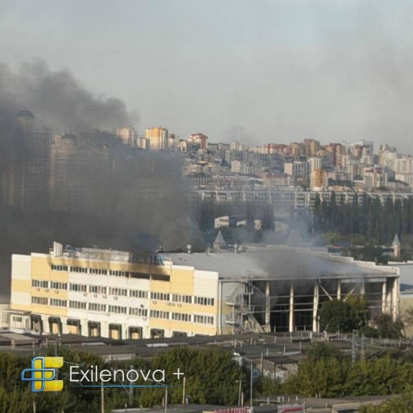 Missile strike hits Belgorod, setting logistics warehouses ablaze