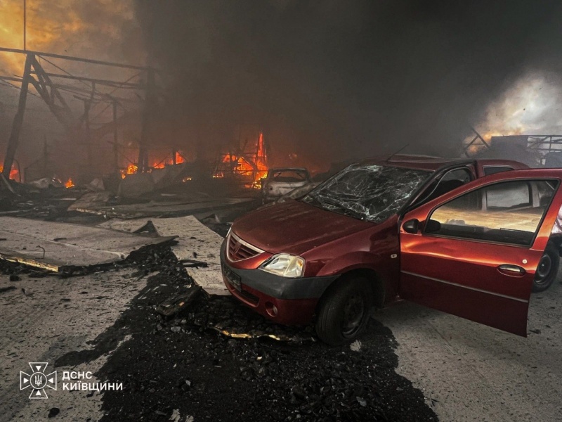 Attack on Kyiv region leaves growing number of casualties, new photos show damage