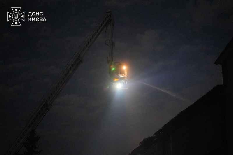 Ukrainian rescuers show aftermath of Russian attack on Kyiv that killed 8