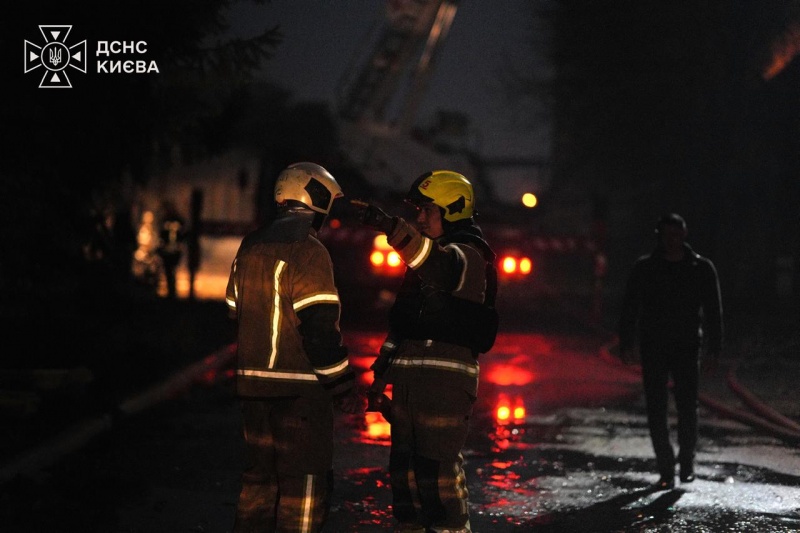 Ukrainian rescuers show aftermath of Russian attack on Kyiv that killed 8