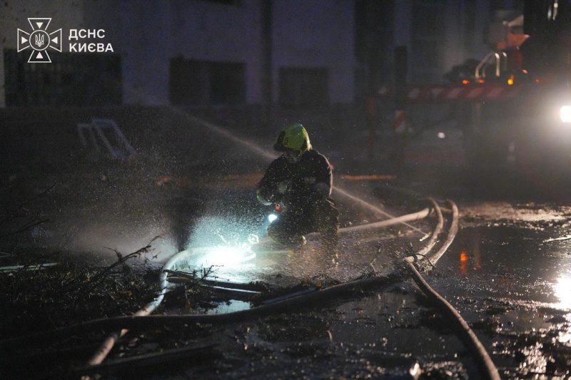 Ukrainian rescuers show aftermath of Russian attack on Kyiv that killed 8