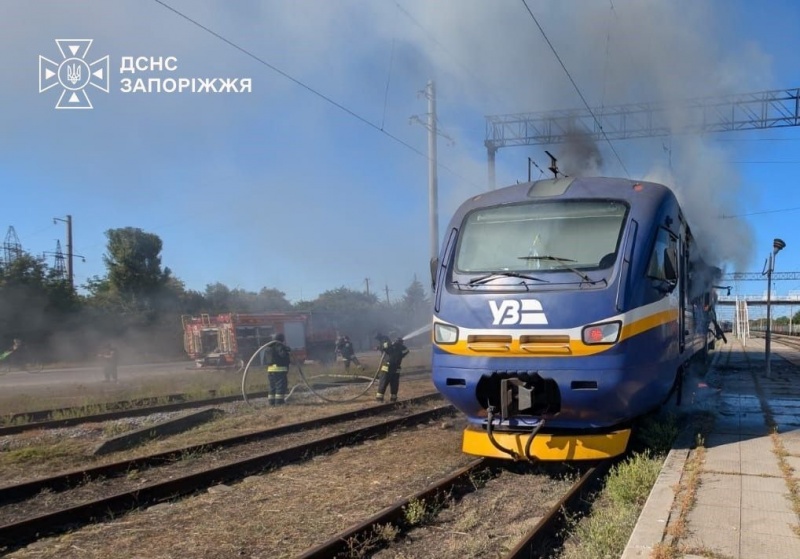 Russian drones strike 3 Ukrainian trains in one day