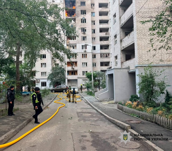 Russian drone strikes Kyiv high-rise, killing 14-year-old boy