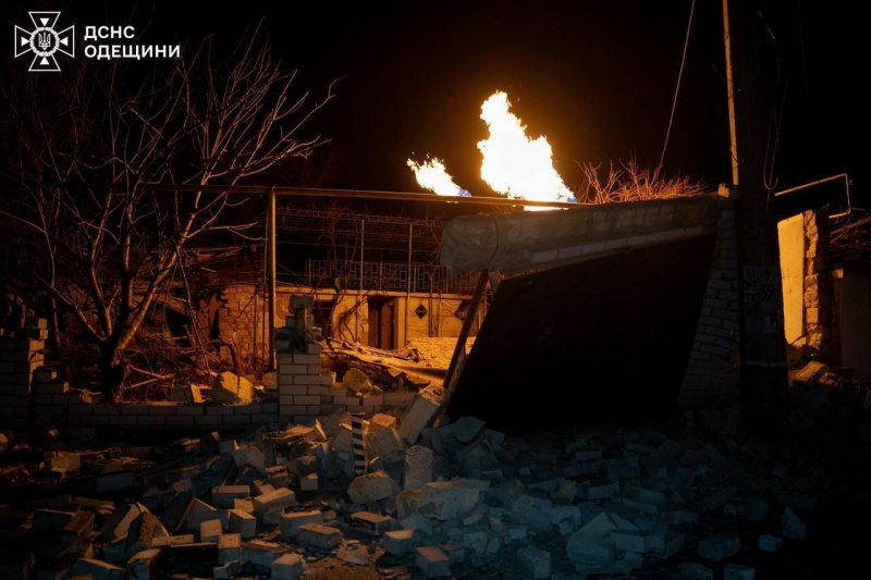 Russian forces strike Odesa region overnight — fires sparked, houses damaged