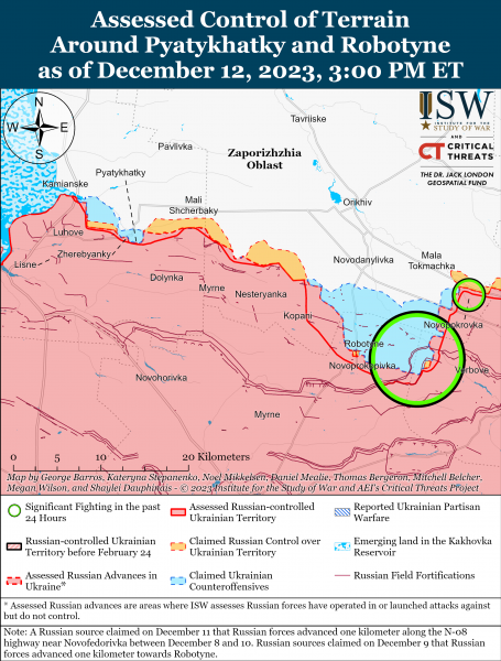 ВСУ продвинулись на Бахмутском направлении и контратаковали возле Авдеевки: карты боев ISW
