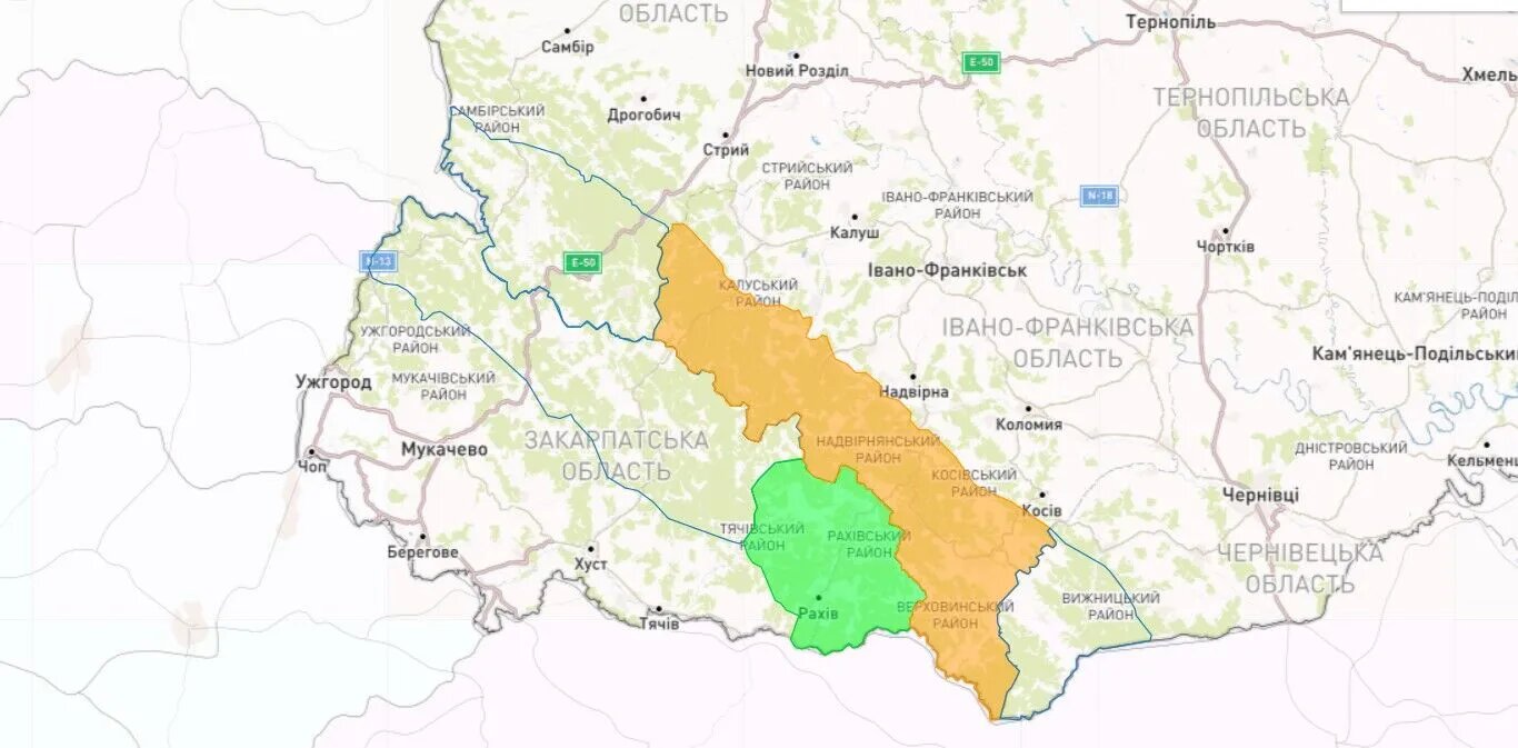 Синоптики попереджають про сходження лавини в Карпатах: оголошено третій рівень небезпеки