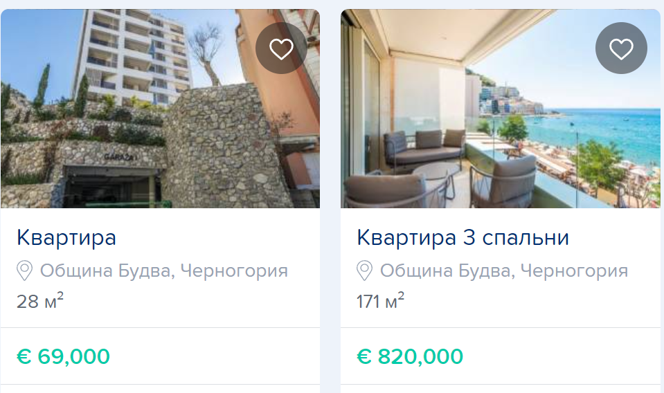 От 30 тысяч евро. Сколько стоит купить квартиру или дом у моря в Черногории