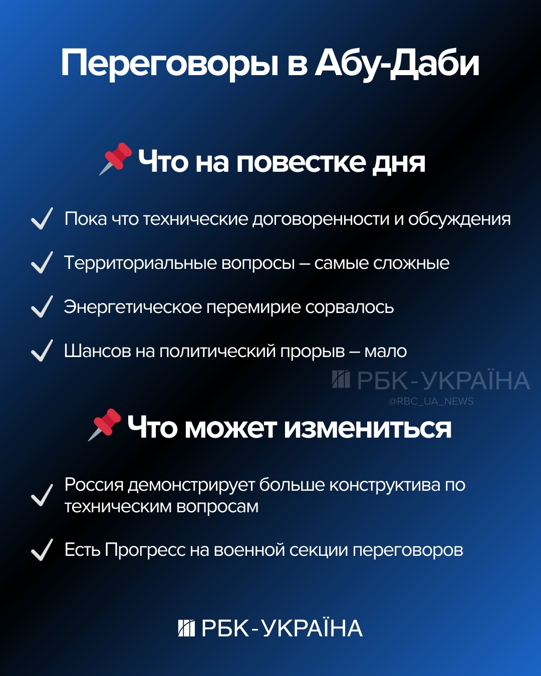 Снова Абу-Даби. Чем важен новый раунд переговоров Украины, США и России
