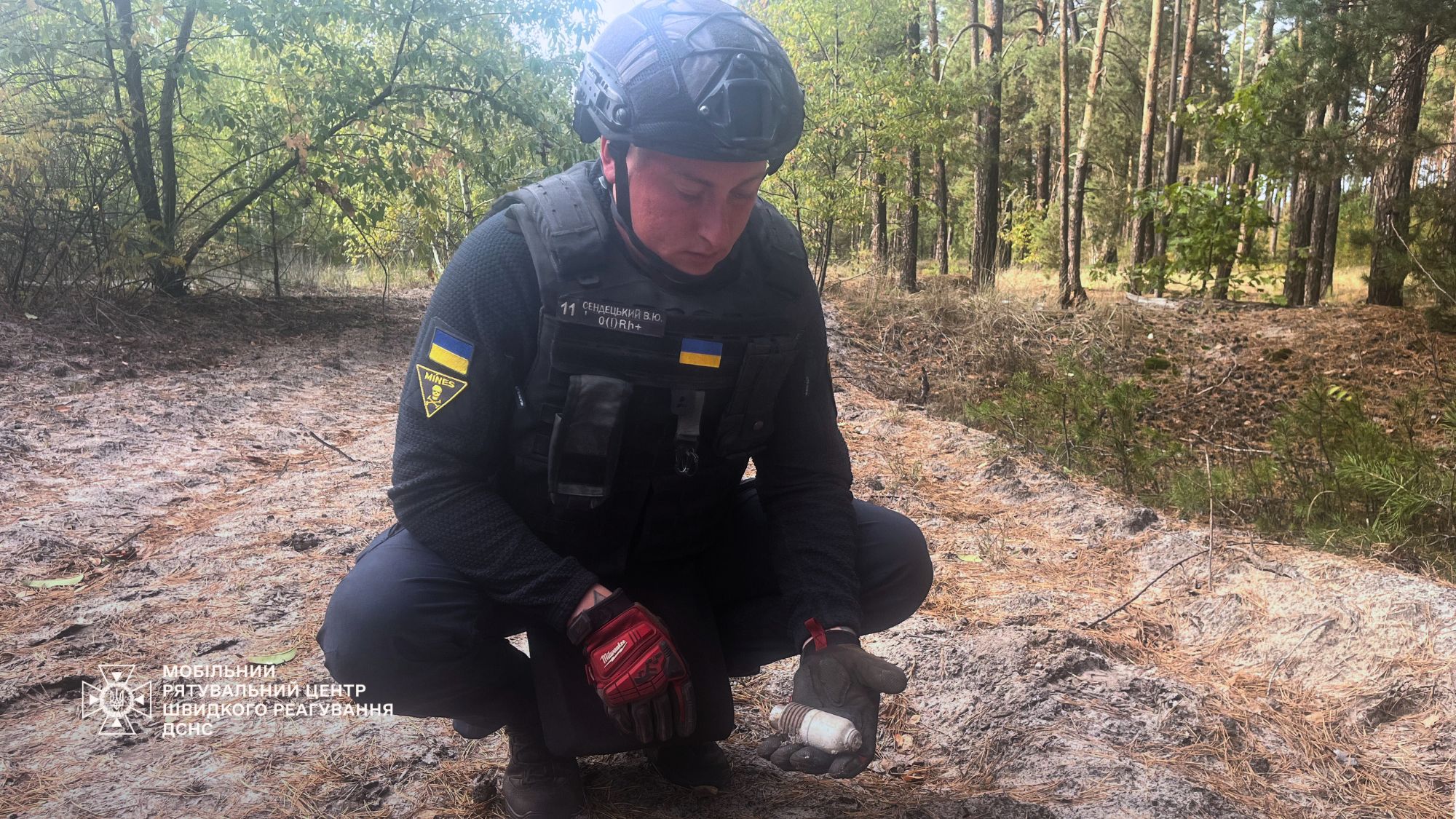 Опасные находки: в Киевской области грибники обнаружили остатки ракеты (фото)