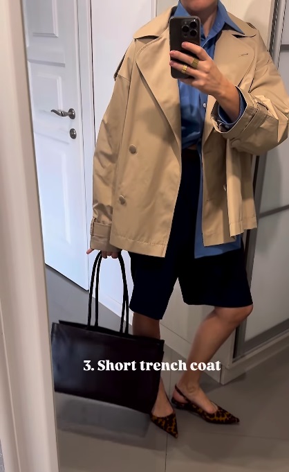 Укорочений тренч і куртка з контрастним комірцем: як виглядає наймодніший верхній одяг на весну