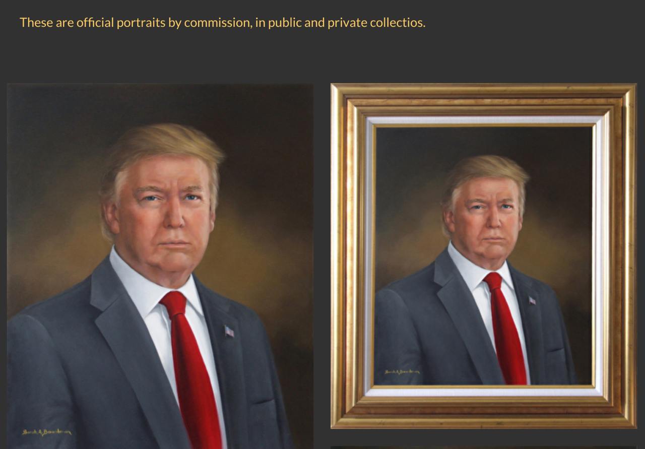 Автор скандального портрета Трампа пожаловалась на проблемы после его критики: что произошло