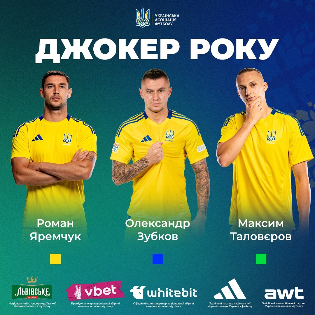 УАФ определяет лучших в сборной: как проголосовать