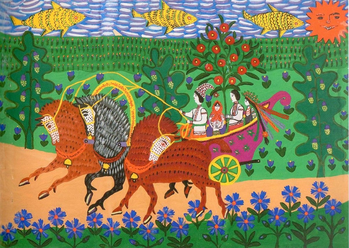 Під Києвом окупанти спалили музей. Згоріли унікальні картини Марії Приймаченко