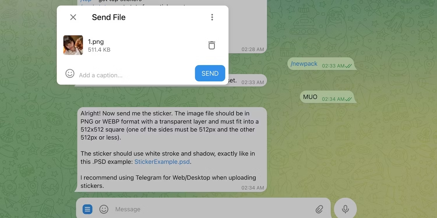 Как создать свои собственные стикеры в Telegram с помощью простых инструментов