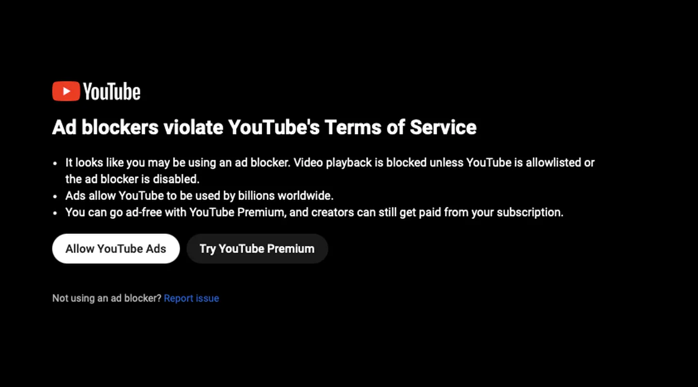 YouTube почав боротися з блокуванням реклами в усьому світі: з чим це пов'язано