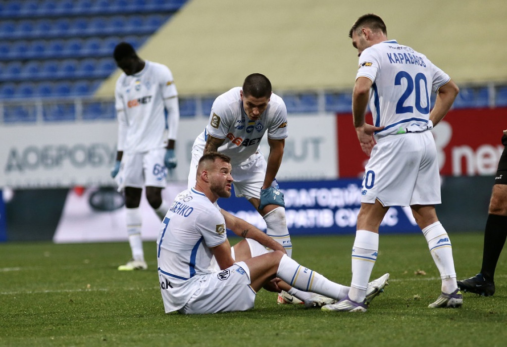 УПЛ: "Динамо" втратило Ярмоленка та поступилось ЛНЗ у битві за друге місце