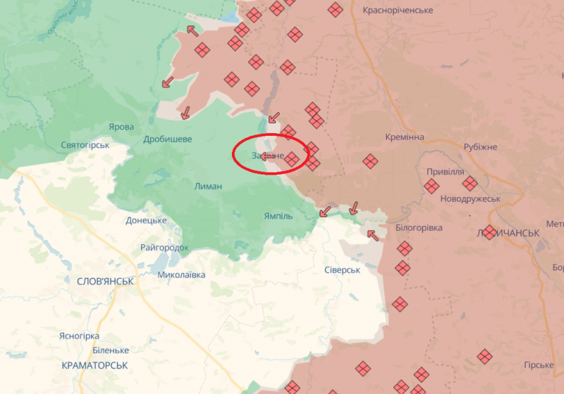 ВСУ полностью освободили село Заречное: в Генштабе заявили об успехе на Донбассе ВСУ полностью освободили село Заречное: в Генштабе заявили об успехе на Донбассе