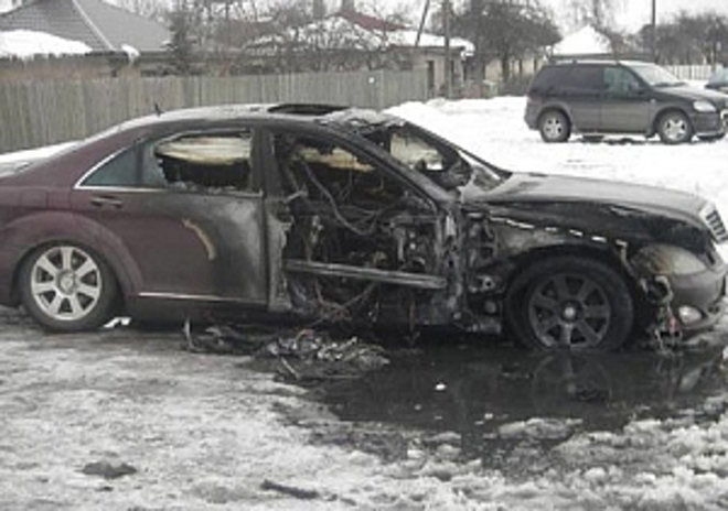 В Запорожской области взорвался газовый балон в легковом автомобиле .
