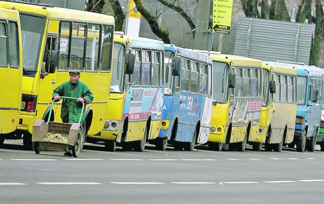 В Киеве сократят количество маршруток на 40%