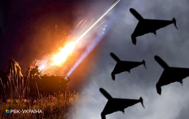 Сили ППО вночі збили дев'ять "шахедів" та три ракети