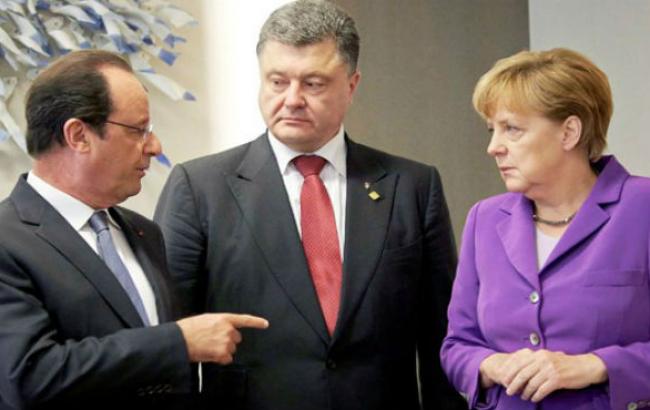 Порошенко сегодня обсудит с Меркель и Обамой прекращение огня на Донбассе