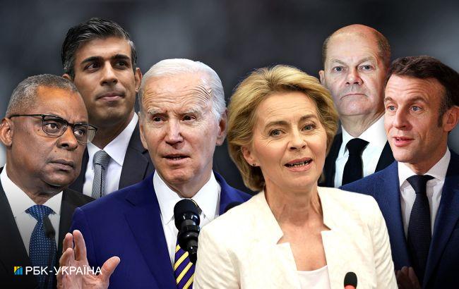 "Рамштайн" и санкции. Как Запад помогает Украине в войне с Россией: хроника