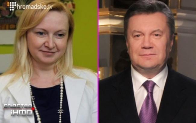 Льовочкіна "здала" коханку Януковича Любов Полєжай: Вона була у мене помічницею, потім стала близька до президента