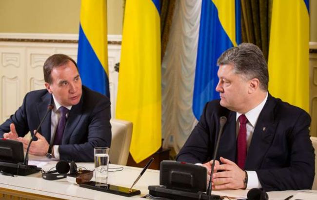 Прем'єр Швеції на саміті в Ризі зазначив амбіційність УА України з ЄС