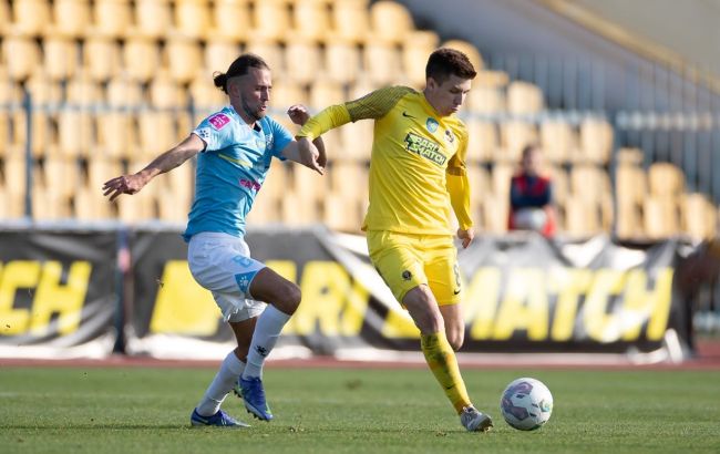 "Днепр-1" одержал волевую победу над "Минаем" с тремя голами за 8 минут