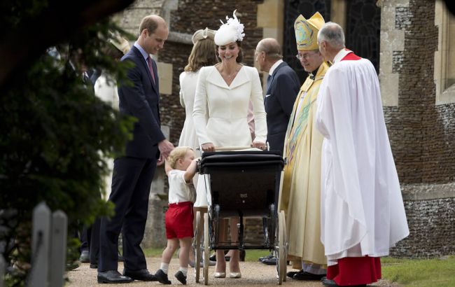 Принц Уильям и герцогиня Кэтрин крестили дочь