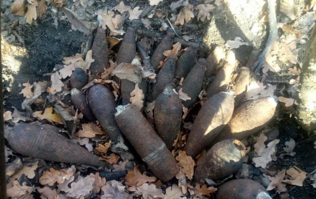 В Харьковской области найдено 26 арстнарядов и мин времен Второй мировой