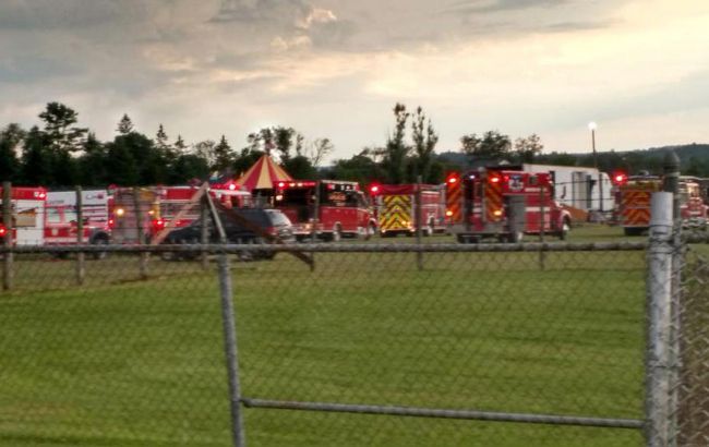 Два человека погибли при обрушении шатра цирка в США