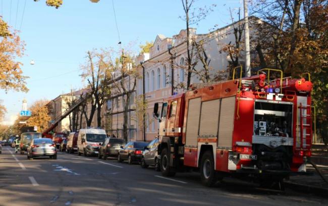 В Харькове горел медицинский центр